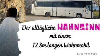 Unser Alltag in einem 12.8m langen Wohnbus       Vom Reisebus zum Wohnmobil      BUSLIFETRAVEL