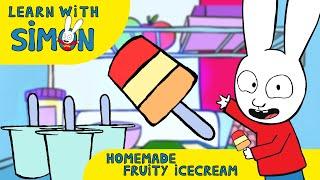 Simon *Fruity Homemade Ice Creams for Kids* Cook & Learn with Simon Recipe Cartoons for Children