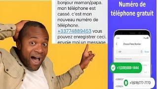 comment obtenir un numéro de téléphone virtuelle gratuit en 2024