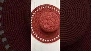 Crochet Summer Sun Hat  Tutorial ⤵️