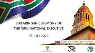 Swearing-in of Deputy President Elect Paul Mashatile Ministers and Deputy Ministers Designate