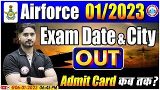 Airforce Exam 2023  Airforce Exam Date & City  Airforce Exam Admit Card Details by Dharmendra Sir