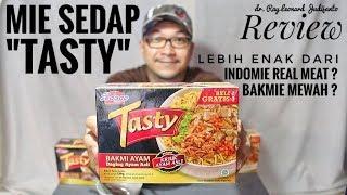 MIE SEDAP TASTY Lebih Enak dari Indomie Real Meat dan Bakmie Mewah ? -  Review