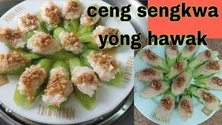Masakan hongkong stim gambasoyong dengan udang giling baput cincang@liyamenul
