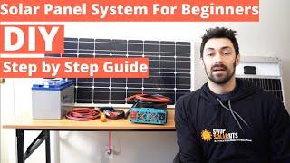 100 Watt Solar Panel Kit Beginner Set-Up  How to and Step by Step Solar Kit Instructions