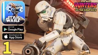 Star Wars Hunters Global Launch Gameplay Walkthrough Part 1 ios Android