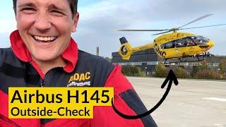 YOUVE never seen a RESCUE HELICOPTER THAT CLOSE? H145 outside check by ADAC and Captain Joe