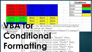 Conditional Formatting using VBA Code - Change Cell Color basis on Condition