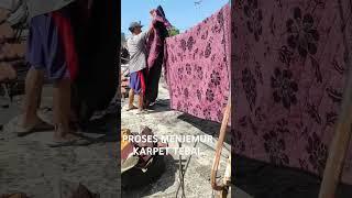 PROSES MENGERINGKAN KARPET TEBAL #shorts #laundry #karpet #yahmancn