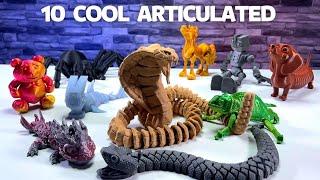 Mind-Blowing Timelapses 10 Epic 3D Printed Articulated Animals - Creality Ender 3 S1 Plus