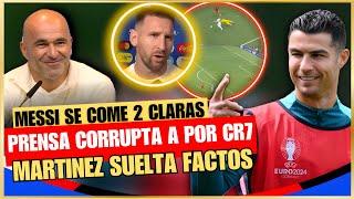  PRENSA CORRUPTA CRITICA a CRISTIANO por el MAL PARTIDO de MESSI  R.MARTINEZ SUELTA FACTOS de CR7