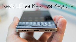 BlackBerry Key2 LE vs Key2 vs KeyOne