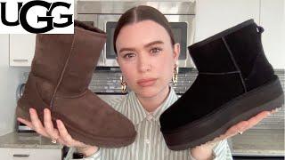 UGG Classic Mini Platform Boot vs. Classic Short II Boot-Sizing and Fit Guide 2023-2024