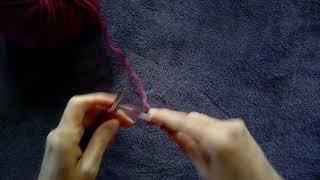 How to start a knitting work in a very stretchy way