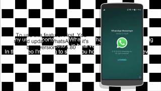 WhatsApp video calling feature for android device
