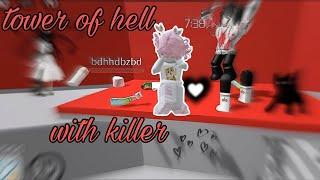 Тавер оф хелл с убийцей️  tower of hell with Jeff the killer  Roblox