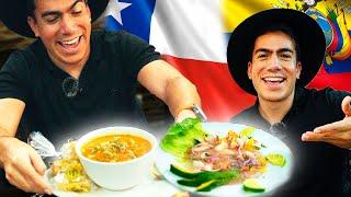 ¿Cómo es la COMIDA ECUATORIANA en CHILE?  El Champ