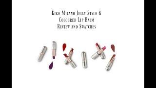 Kiko Milano Jelly Stylo and Coloured Balm Lip Balm Review & Swatches
