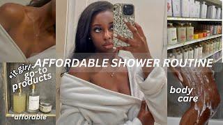 AFFORDABLE SHOWER ROUTINE USING TARGET PRODUCTS\ HYGIENE SHOPPING SELF CARE ROUTINE