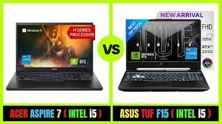 Asus Tuf F15 vs Acer Aspire 7 Gaming Laptop  Best Gaming Laptop under 55000