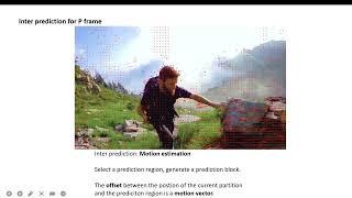 Process of H.264 encoding -- intra inter prediction macroblock frame type...