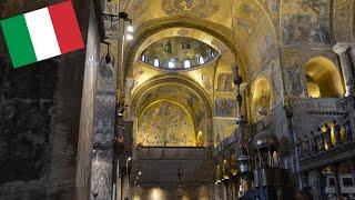 STUNNING INTERIOR OF ST. MARKS BASILICA CHURCH OF GOLD