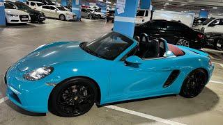 Осмотр Porsche boxster 718 2020 года экспорт авто