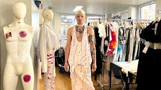 Mode-Designer auf der Erfolgswelle Yannik Zamboni zeigt sein Atelier