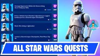 Fortnite Complete Star Wars May The 4th Quests Guide  How to Complete All Star Wars Challenges