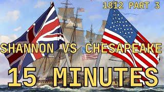 15 Minutes of Horror - HMS Shannon vs USS Chesapeake