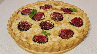 ТАРТ С ФРАНЖИПАНОМ И ИНЖИРОМ  TART WITH FRANJIPAN AND FIG