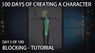 100 Days of Creating a Character - Day 5 - Zbrush Tutorial