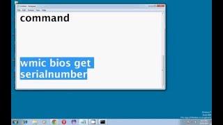 How to find serial number of laptoppc