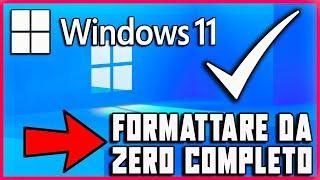 COME FORMATTARE DA ZERO WINDOWS 11 - TUTORIAL ITA 2024 #viral #tutorial #windows11 #guide