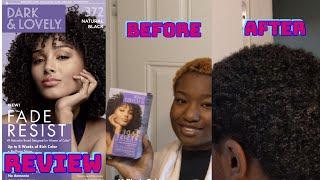 FROM BLONDE TO  BLACK  DARK AND LOVELY FADE RESIST  #review #hair #dye