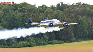 Best scale flying from stunning Beechcraft Model 18 flying at Airliner Meeting 2024