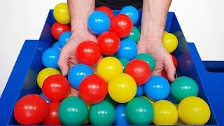 100 COLOURED BALLS vs. FAST SHREDDER...