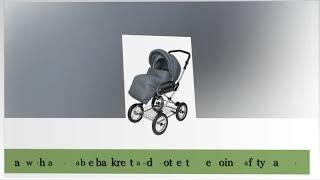 Roan Kortina Classic 2-in-1 Pram Stroller with Bassinet for Newborn Baby
