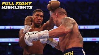 Anthony Joshua vs Oleksandr Usyk FULL FIGHT HIGHLIGHTS  BOXING HD