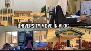 University move in vlog* already stressful *