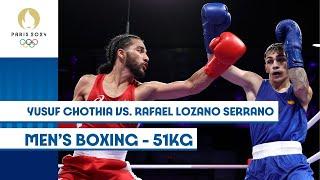  Yusuf Chothia vs. Rafael Lozano Serrano   Mens Boxing 51kg  #Paris2024 Highlights