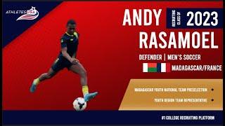 Mens Soccer  Youth Region Team Fullback  Andy Rasamoel MadagascarFrance  Recruit 2023