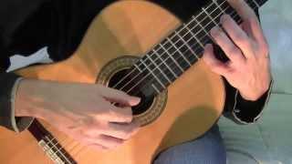 G.F. Händel Passacaille from Suite 7 Andreas Lindae playing classical guitar