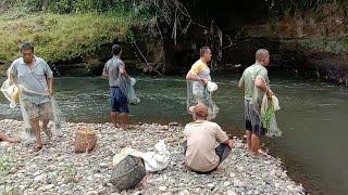 Video Jaring Ikan - Kampung Nelayan Jaring Tradisional di Sungai Dengan Alam Yang Indah Part 22 