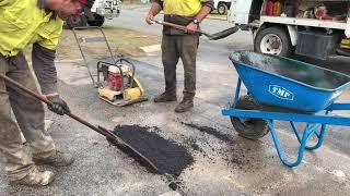 Asphalt Patch Repair - Cut Remove & Replace