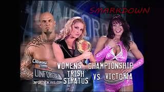 WWE Unforgiven 2004 Match Card