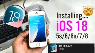 How To Update iOS 18 in iPhone 6  How To Update iOS 18 in iPhone 6  6 Plus  78  install iOS 18