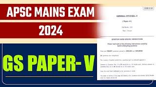 APSC 2024 GS PAPER - 5