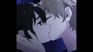 Shun x Mio  Yaoi romance  kiss seen part-1   You and me