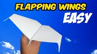 Best easy paper airplane - Bird Paper Plane - paper airplane that flaps like a bird